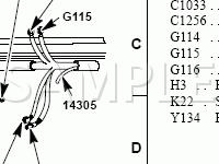 Engine Compartment,RH Side-Stripped Chassis Diagram for 2002 Ford E Super Duty  6.8 V10 GAS