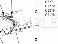 Vehicle Underbody,Front-Cutaway,Stripped Chassis Except E550 Diagram for 2002 Ford E Super Duty  6.8 V10 GAS