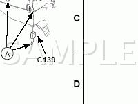 Engine Compartment,LH Side,Front Diagram for 2002 Ford Escape  3.0 V6 GAS
