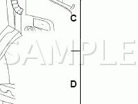 Engine Compartment,LH Side,Rear Diagram for 2002 Ford Escape  3.0 V6 GAS