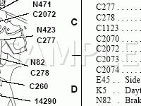 LH Rocker Panel Diagram for 2002 Ford Escape  3.0 V6 GAS