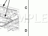 Vehicle Floor,RH Side Front Diagram for 2002 Ford Escape  2.0 L4 GAS