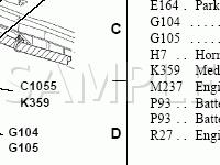 Engine Compartment,LH Side,Front Diagram for 2002 Ford Escape  2.0 L4 GAS