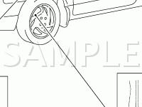 Anti-lock Brake Components Diagram for 2002 Ford Escort  2.0 L4 GAS
