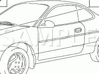 Transmission Cooling Components Diagram for 2002 Ford Escort  2.0 L4 GAS