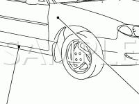 Antenna Components Diagram for 2002 Ford Escort  2.0 L4 GAS