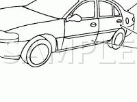 Interior Lighting Components Diagram for 2002 Ford ZX2  2.0 L4 GAS