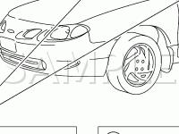 Rear View Mirror Components Diagram for 2002 Ford ZX2  2.0 L4 GAS