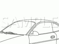 Frame and Body Mounting Diagram for 2002 Ford ZX2  2.0 L4 GAS