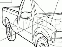 HVAC Component Locations Diagram for 2002 Ford Excursion  5.4 V8 GAS