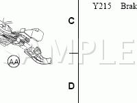 On Steering Column Component Location Views Diagram for 2002 Ford Excursion  6.8 V10 GAS