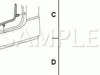 Vehicle Floor Component Location Views Diagram for 2002 Ford Excursion  6.8 V10 GAS