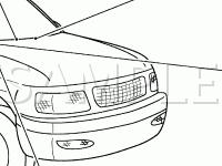 Plenum,Defroster Nozzles,Panel Registers Diagram for 2002 Ford Expedition  4.6 V8 GAS