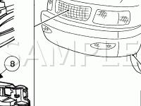 Front End Body Panels Diagram for 2002 Ford Expedition  4.6 V8 GAS