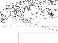 Exhaust System Diagram for 2002 Ford Explorer Sport Trac  4.0 V6 GAS