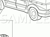 Airbag Supplemental Restraint System Components Diagram for 2002 Ford Explorer Sport Trac  4.0 V6 GAS