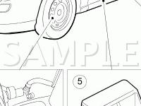 Front/Rear Wheel Sensor & Components Diagram for 2002 Ford Focus S2 2.0 L4 GAS