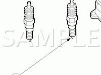 Ignition Coil,Spark Plugs Diagram for 2002 Ford Focus ZX3 2.0 L4 GAS