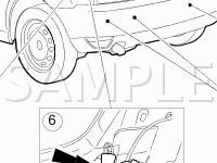 Parking Aid Components Diagram for 2002 Ford Focus ZX3 2.0 L4 GAS