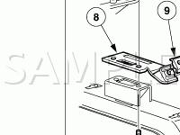 Exhaust System Components Diagram for 2002 Ford F-150 Pickup  5.4 V8 CNG