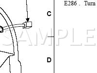 Tail Lamps Diagram for 2002 Mercury Grand Marquis  4.6 V8 GAS