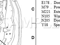Right Front Door Diagram for 2002 Lincoln LS  3.0 V6 GAS