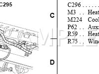 Dash Panel,LH Front View Diagram for 2002 Lincoln LS  3.9 V8 GAS