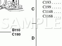 Automatic Transmission Diagram for 2002 Ford Mustang  3.8 V6 GAS