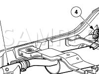 Exhaust System Components Diagram for 2002 Lincoln Navigator  5.4 V8 GAS
