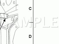 Engine Compartment, Rear, Top Diagram for 2002 Ford Ranger  2.3 L4 GAS