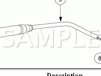 Exhaust System, 4V Engine Diagram for 2002 Ford Taurus  3.0 V6 GAS
