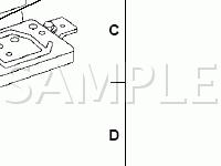 Behind Instrument Cluster, Front Bumper Diagram for 2002 Ford Taurus  3.0 V6 GAS