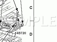 Vehicle Floor Diagram for 2002 Ford Taurus  3.0 V6 GAS