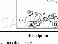 Exhaust System Diagram for 2002 Ford Windstar  3.8 V6 GAS
