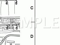 Engine Compartment Diagram for 2002 Ford Windstar  3.8 V6 GAS
