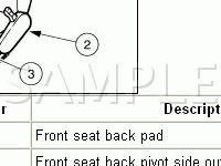Front Seat-Manual Diagram for 2003 Ford E-150 Econoline  4.2 V6 GAS