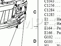Engine Compartment,Front Diagram for 2003 Ford E-150 Econoline  4.2 V6 GAS