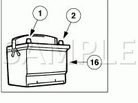 Component Locations Diagram for 2003 Ford E-150 Econoline  5.4 V8 GAS
