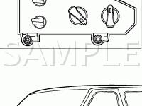 Instrument Panel Components Diagram for 2003 Ford E-150 Econoline  5.4 V8 GAS
