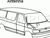 Antenna Diagram for 2003 Ford E-450 Econoline  7.3 V8 DIESEL
