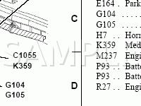 Engine Compartment,LH Side,Front Diagram for 2003 Ford Escape  3.0 V6 GAS