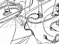 Instrument Panel Component Location Views Diagram for 2003 Ford ZX2  2.0 L4 GAS