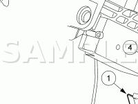 Underhood Component Locations Diagram for 2003 Ford Excursion  6.0 V8 DIESEL