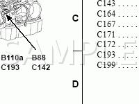 Transmission Component Location Views Diagram for 2003 Ford Explorer  4.0 V6 GAS