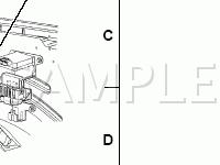 Engine Compartment Component Location Views Diagram for 2003 Ford Explorer  4.6 V8 GAS