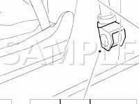 Seat Position Sensor,Driver Safety Belt Retractor and Pretensioner Diagram for 2003 Ford Focus ZX5 2.0 L4 GAS