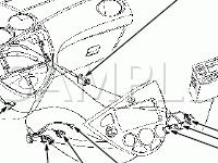 Dash Panel Components Diagram for 2003 Ford Focus ZTS 2.3 L4 GAS