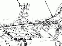 Vehicle Floor Components Diagram for 2003 Ford Focus ZTS 2.3 L4 GAS