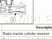 Brake Master Cylinder Components Diagram for 2003 Ford F-150 Pickup  5.4 V8 CNG