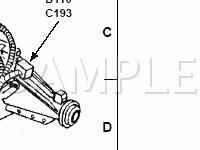 Automatic Transmission Wiring Harness and Connectors Diagram for 2003 Ford F-250 Super Duty Pickup  5.4 V8 GAS